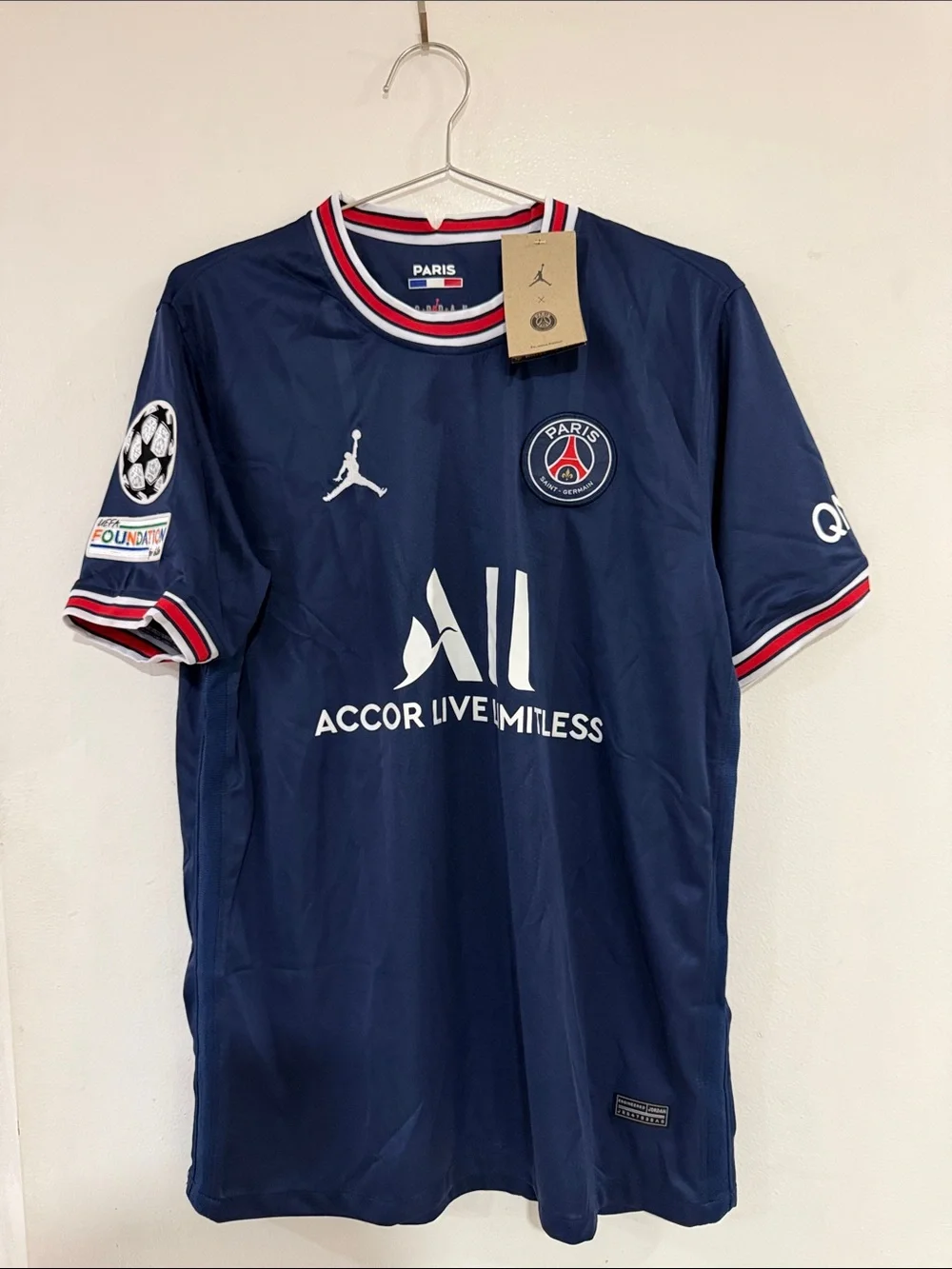 Paris Messi Saint-Germain Navy Home Jersey with Red & White Trim